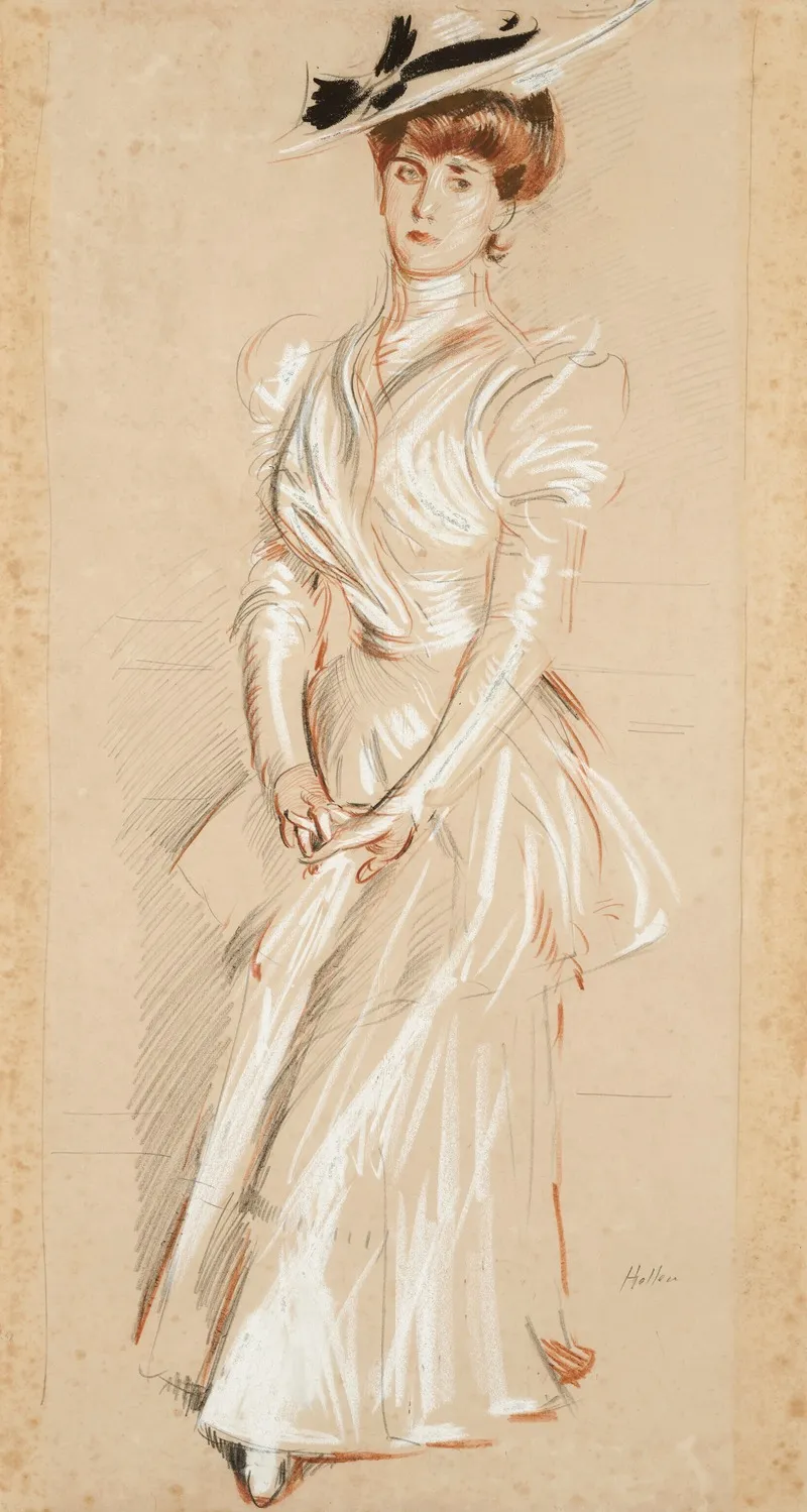 Portrait Of Madame Helleu In Boating Costume