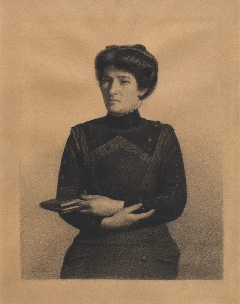 Portrait Of Madame Jules Ricard Nee Augustine Bulteau