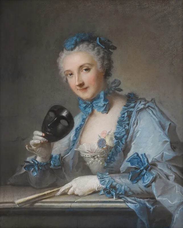Portrait Of Madame Royer Wall Art by Jean-Marc Nattier - High-Resolution Digital Print