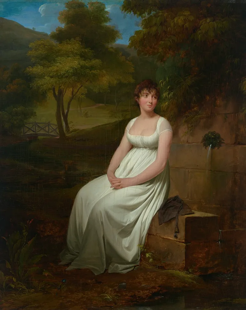 Portrait Of Madame Tallien 2 Wall Art by Louis-Léopold Boilly - Canvas Print