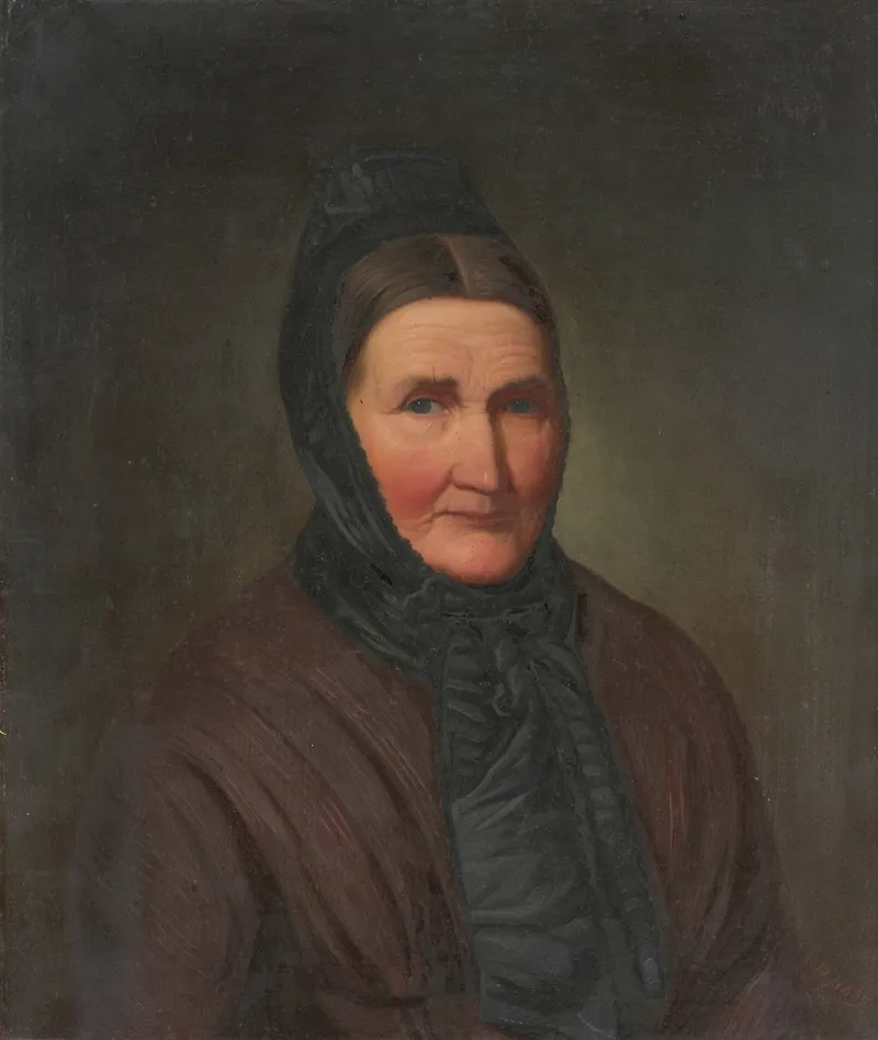Portrait Of Magdalena Kleiser Nee Furderer Wall Art by Daniel Cornelius Gesell - High-Resolution Digital Print