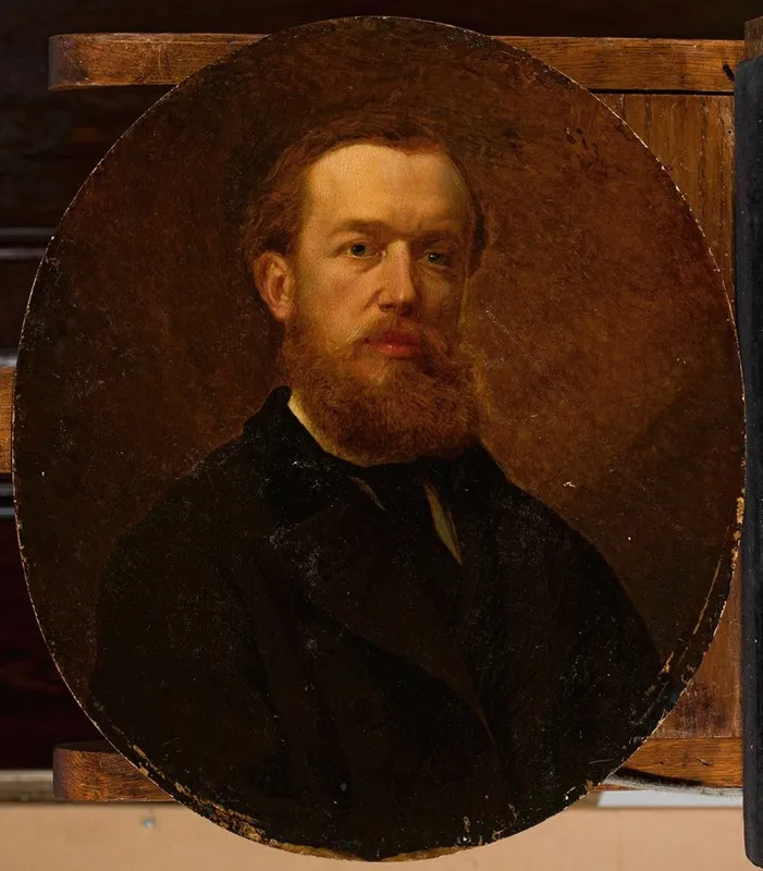Portrait Of Maksymilian Gierymski Wall Art by Andrzej Mniszech - High-Resolution Digital Print