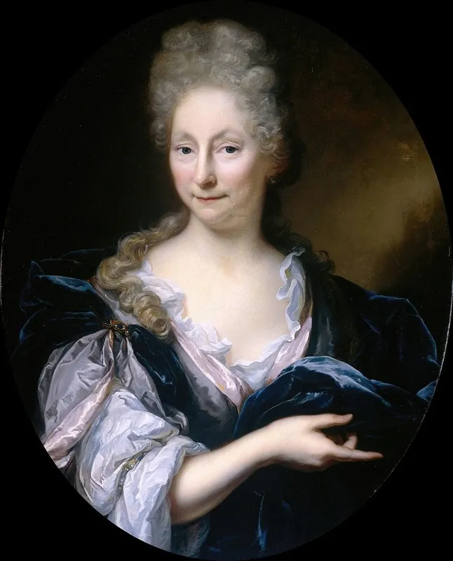 Portrait Of Margaretha Van De Eeckhout Wife Of Pieter Van De Poel Wall Art by Arnold Boonen - High-Resolution Digital Print