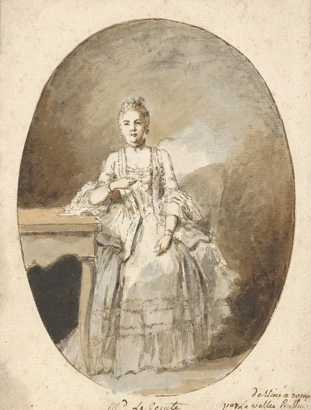 Portrait Of Marguerite Le Comte