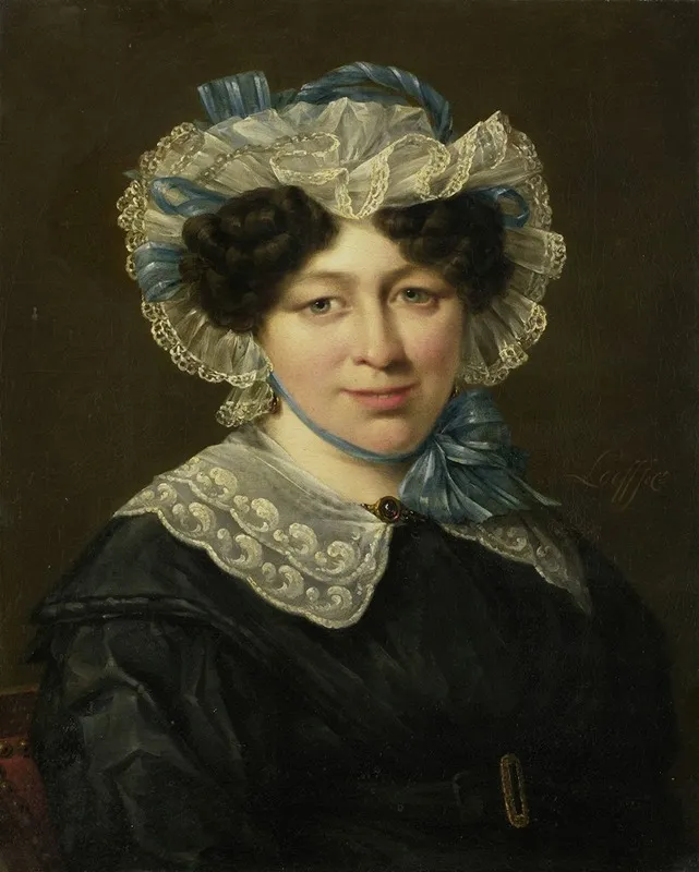 Portrait Of Maria Adriana Van Der Sluys Wife Of Hermanus Martinus Eekhout Wall Art by Hillebrand Dirk Loeff - High-Resolution Digital Print