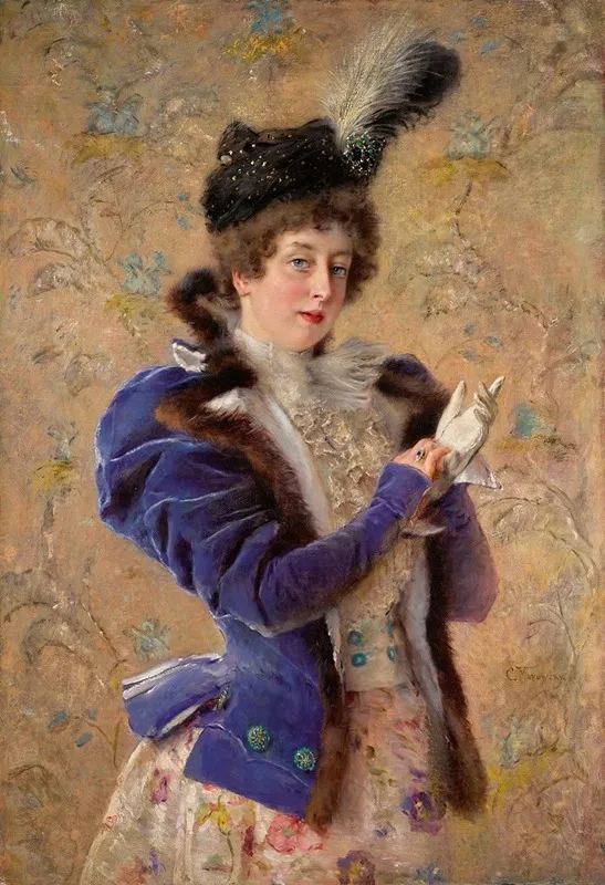 Portrait Of Maria Alexeevna Makovskaya
