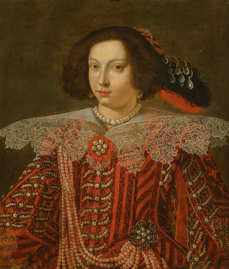 Portrait Of Maria Caterina Farnese Duchess Of Modena Wall Art by Matteo Loves - High-Resolution Digital Print