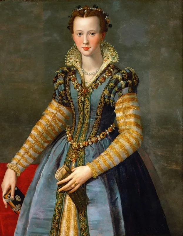 Portrait Of Maria De Medici 1540 1557