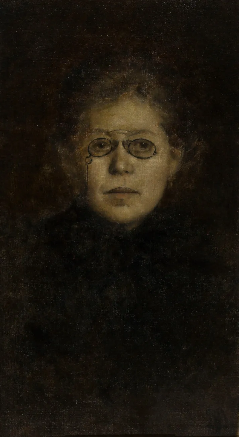 Portrait Of Maria Konopnicka 1842 1910 Wall Art by Maria Dulębianka - High-Resolution Digital Print