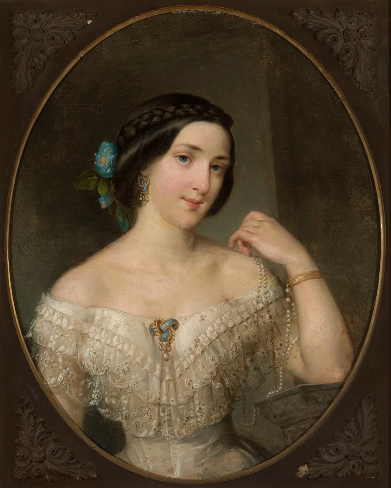 Portrait Of Maria Ludwika Blumenfeld Nee Kobylecka