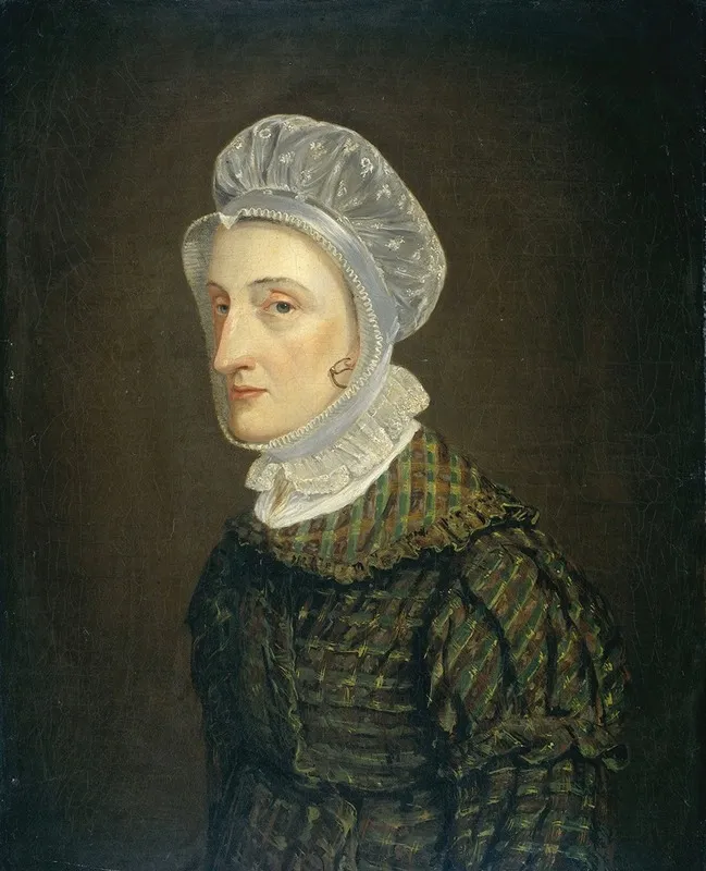 Portrait Of Maria Petronella Mann Wife Of Heinrich Gottfried Theodor Crone Wall Art by Jan Philip Simon - High-Resolution Digital Print