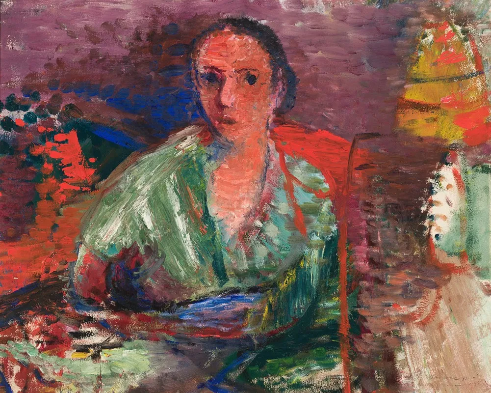 Portrait Of Maria Prochaskowa Wall Art by Maria Bogucka - High-Resolution Digital Print