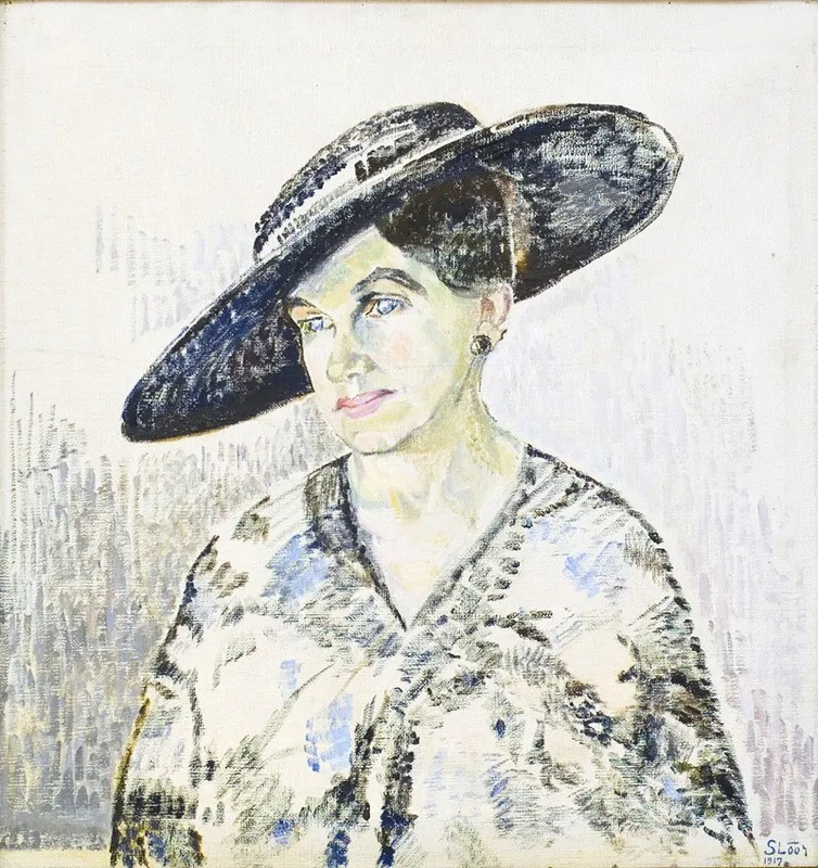 Portrait Of Maria Schildknecht Wall Art by Milly Slöör - High-Resolution Digital Print