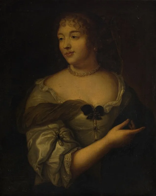 Portrait Of Marie De Rabutin Chantal Marquise De Sevigne 1626 1696 Wall Art by After Claude Lefèbvre - High-Resolution Digital Print