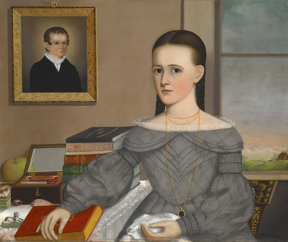 Portrait Of Marie Jane Andrew Wall Art by Joseph R. Mason - High-Resolution Digital Print
