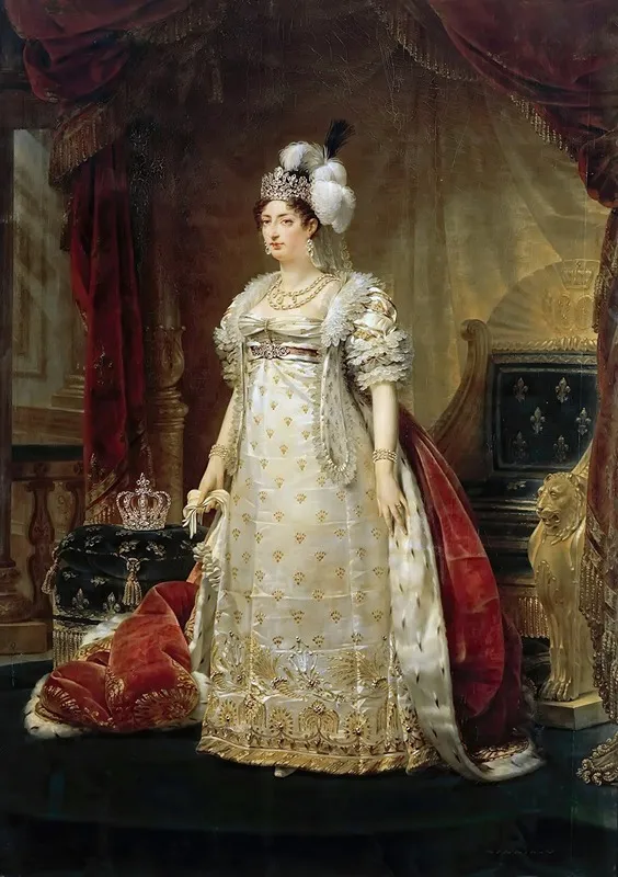 Portrait Of Marie Therese Charlotte Of France Duchesse Dangouleme