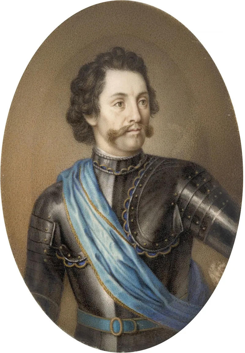 Portrait Of Marius Sforza Wall Art by Felice Ramelli - High-Resolution Digital Print