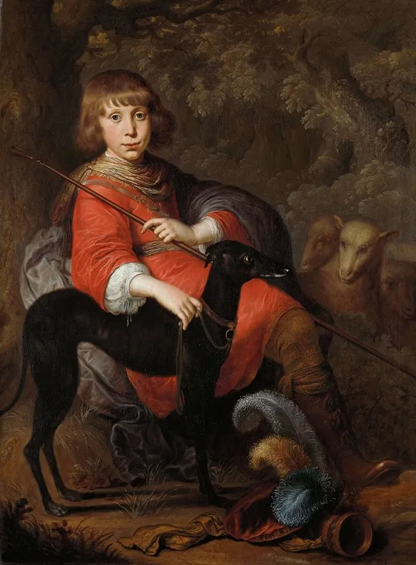 Portrait Of Martinus Alewijn Wall Art by Dirck Dircksz. van Santvoort - High-Resolution Digital Print