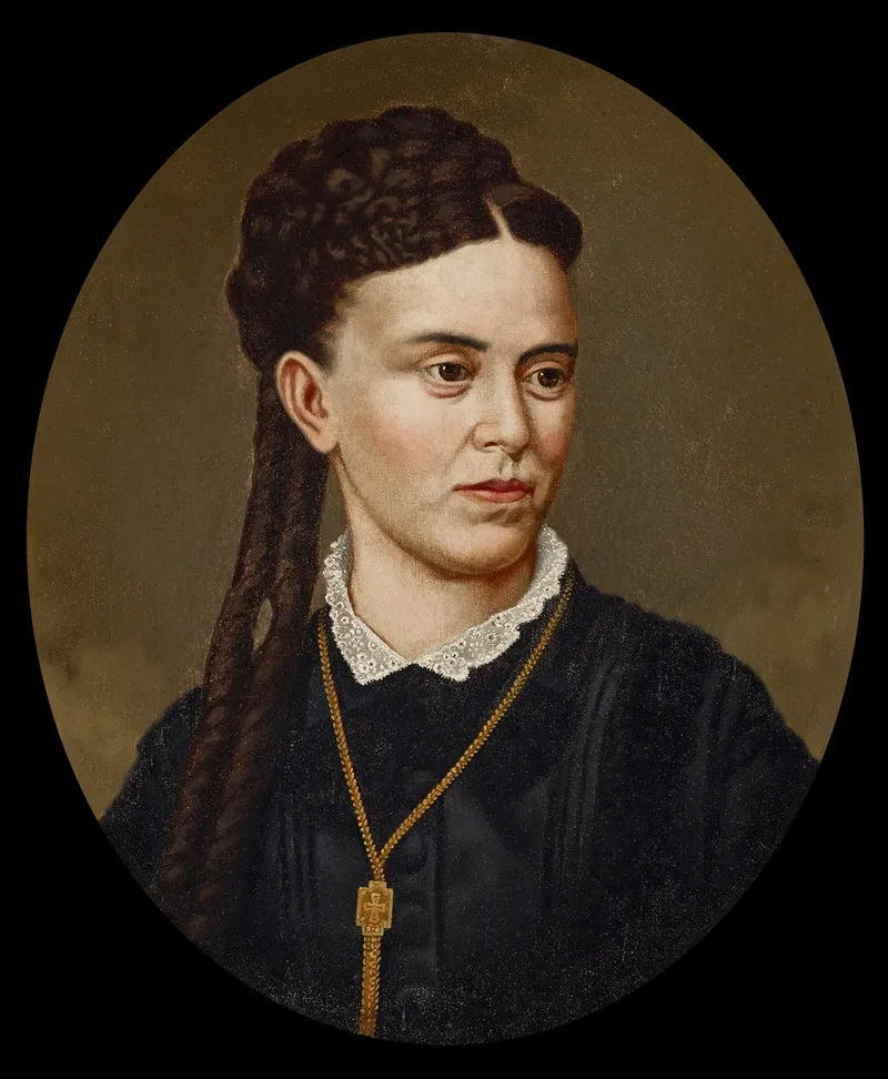 Portrait Of Mary A Alford Wall Art by Barton Stone Hays - High-Resolution Digital Print