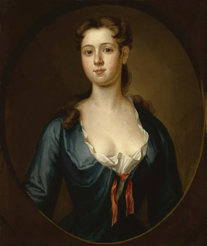 Portrait Of Mary Pemberton Wall Art by John Smibert - High-Resolution Digital Print