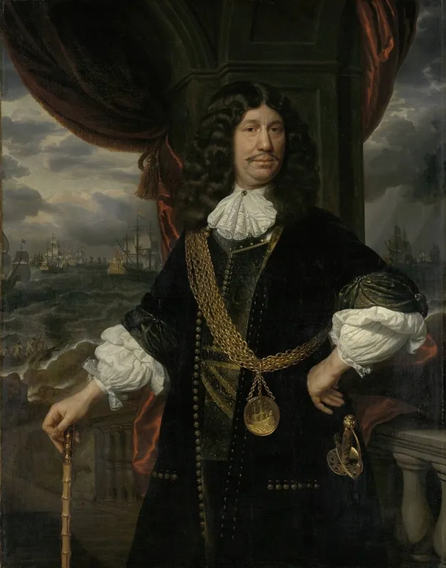 Portrait Of Mattheus Van Den Broucke 1620 1685 Councillor Of The Indies