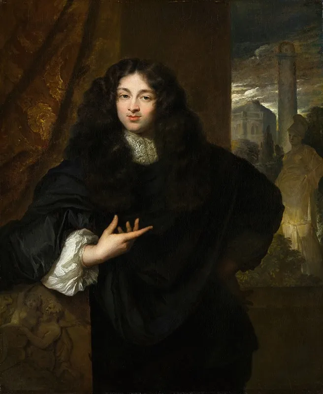 Portrait Of Maurits Le Leu De Wilhem Wall Art by Caspar Netscher - High-Resolution Digital Print
