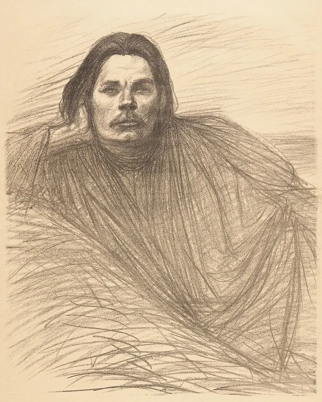 Portrait Of Maxim Gorki