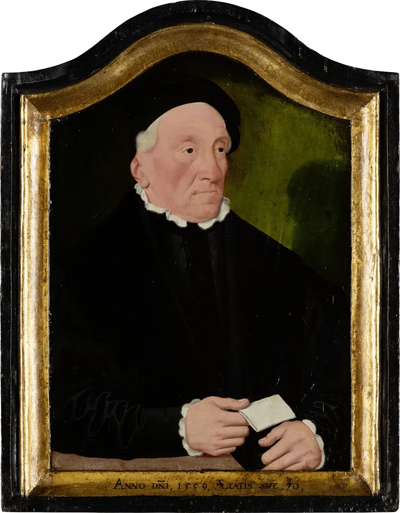 Portrait Of Mayor Nakademus Wall Art by Barthel Bruyn the Younger - High-Resolution Digital Print