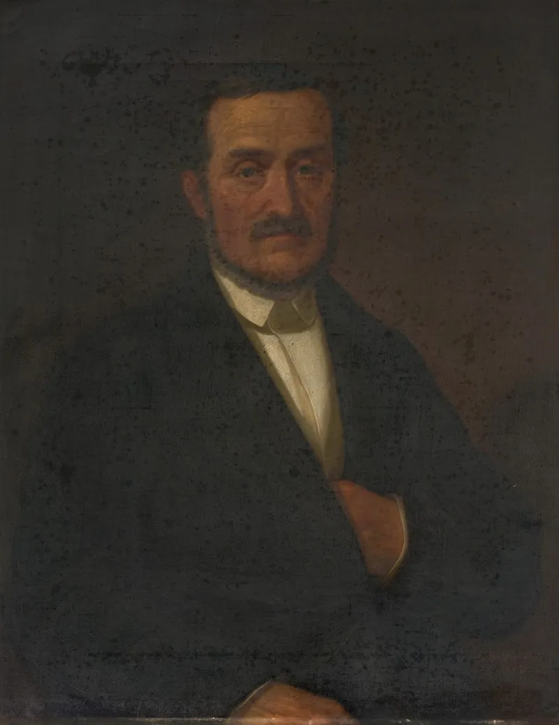 Portrait Of Melchior Trescher Wall Art by Georg Balder - High-Resolution Digital Print