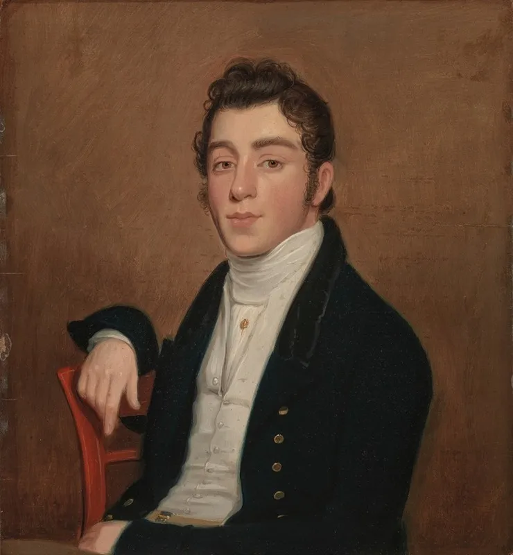 Portrait Of Mendes Cohen Wall Art by Joseph Wood - High-Resolution Digital Print