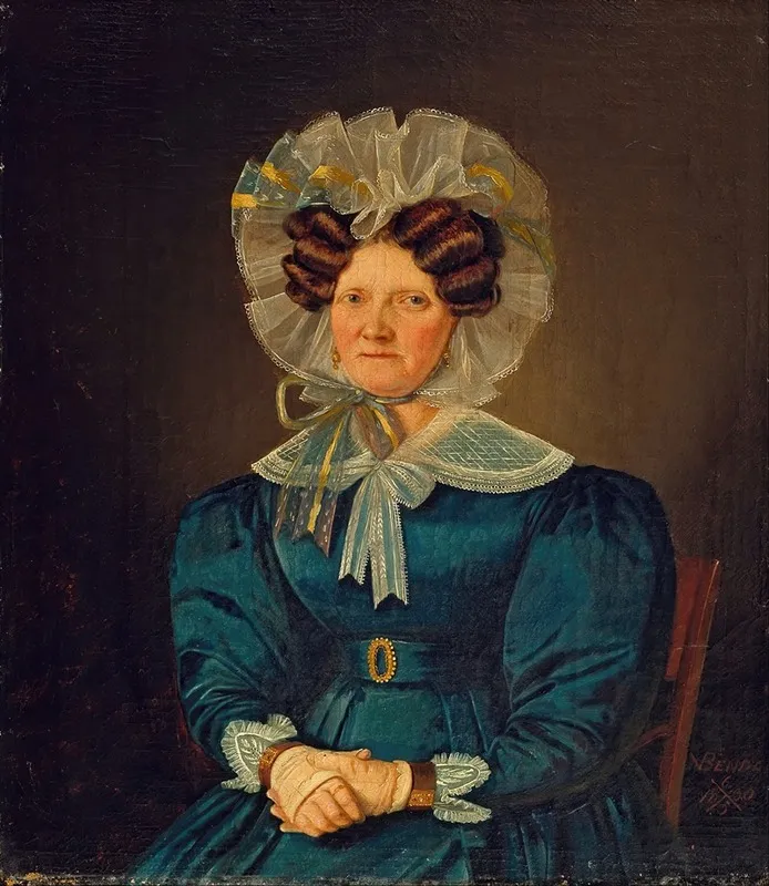 Portrait Of Mette Sophie Fuglsang The Artists Aunt