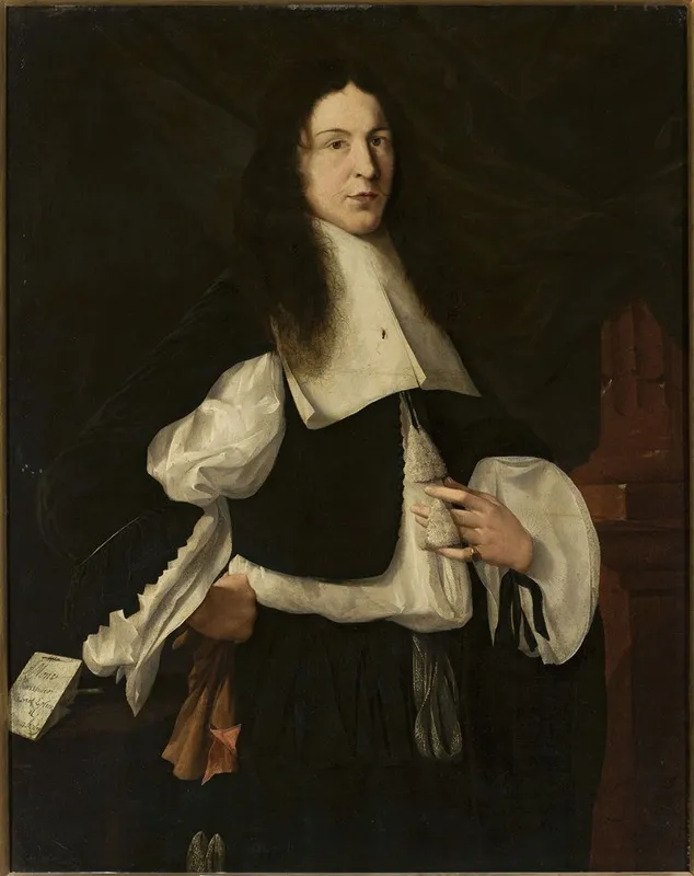 Portrait Of Michael Lolien Wall Art by Johann Georg Haintz - High-Resolution Digital Print