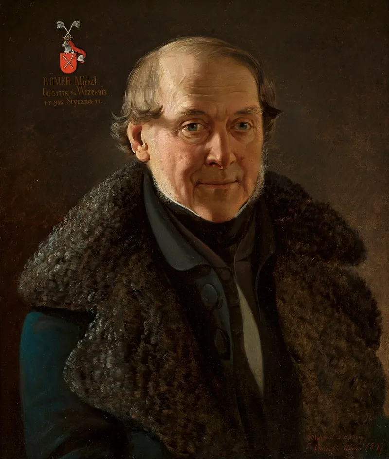 Portrait Of Michal Jozef Romer 1778 1853 Marshal Of The Vilnius Gentry Wall Art by Jan Chrucki - High-Resolution Digital Print