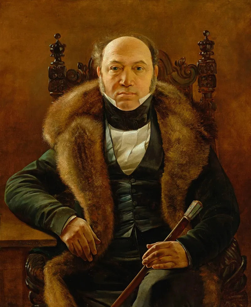 Portrait Of Mikolaj Malinowski 1799 1865 Wall Art by Jan Chrucki - High-Resolution Digital Print
