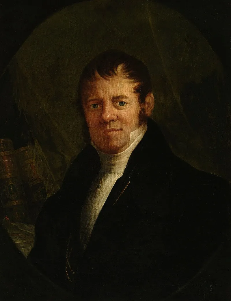 Portrait Of Mikolaj Tyrchowski Professor At St Annes Secondary School Wall Art by Józef Brodowski - High-Resolution Digital Print