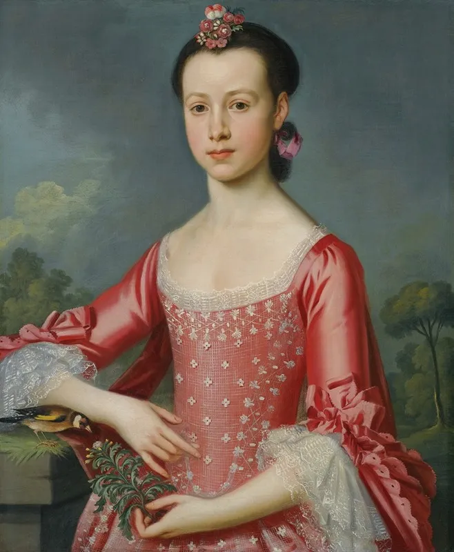 Portrait Of Miss Bache Wall Art by Christopher Steele - High-Resolution Digital Print