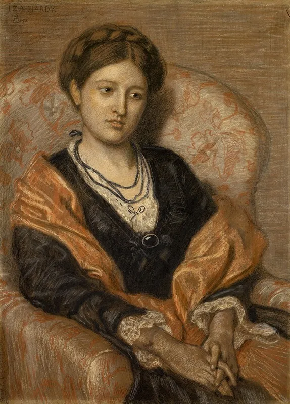 Portrait Of Miss Iza Duffus Hardy