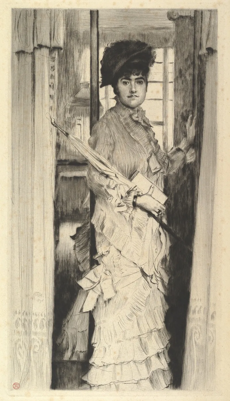 Portrait Of Miss L Or A Door Must Be Either Open Or Closed