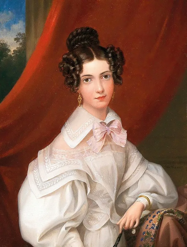Portrait Of Miss Reichl Wall Art by Leopold Fertbauer - High-Resolution Digital Print