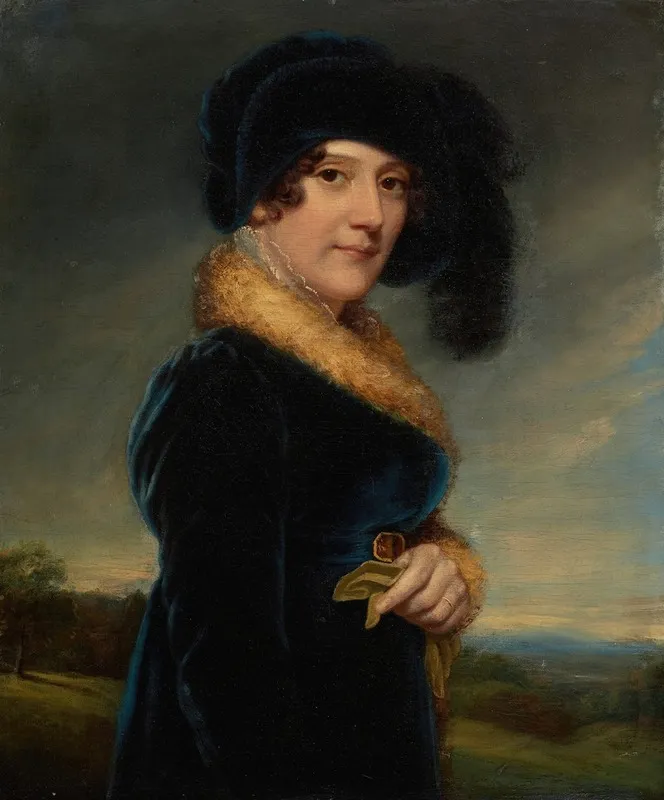 Portrait Of Miss Smythson Actress Of Drury Lane Wall Art by Samuel Drummond - High-Resolution Digital Print