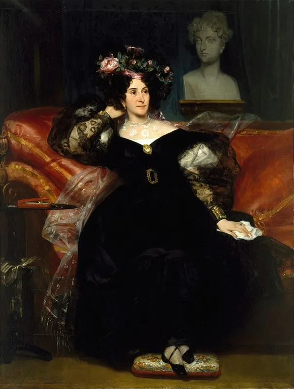 Portrait Of Mme Jules Antoine Droz