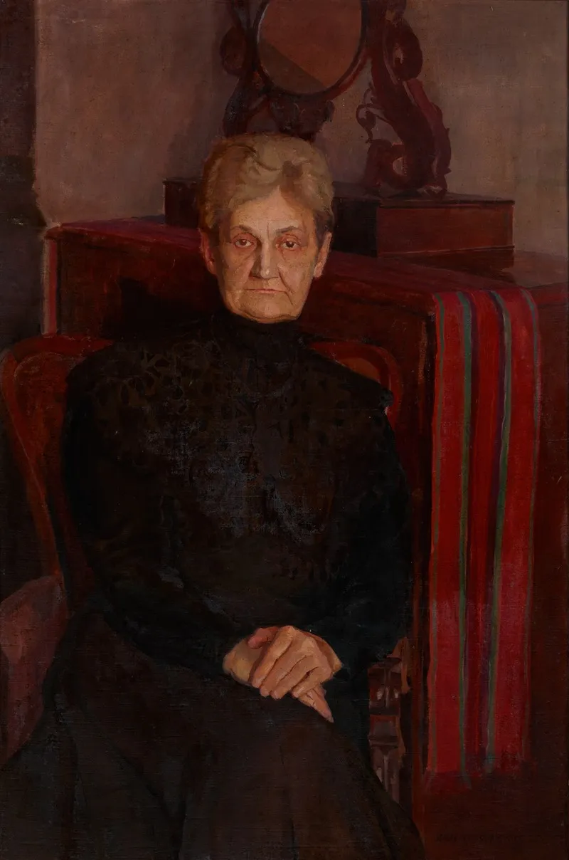 Portrait Of Mother 4 Wall Art by Jerzy Karszniewicz - High-Resolution Digital Print