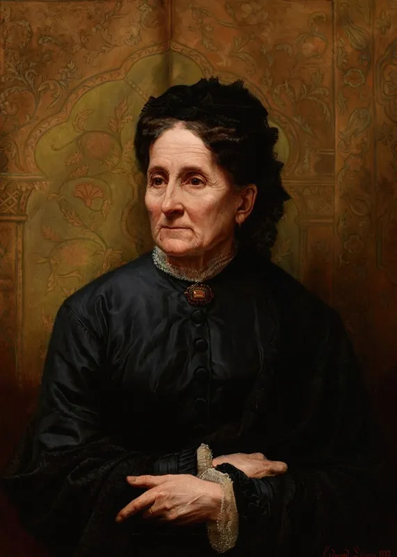Portrait Of Mother Wall Art by Edward Lepszy - High-Resolution Digital Print