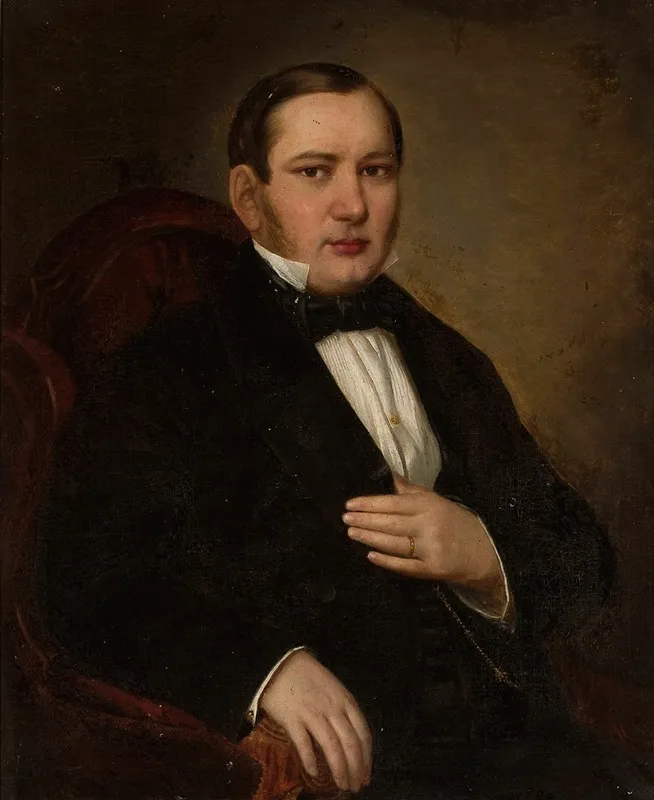 Portrait Of Mr Lempke Wall Art by Ambroży Mieroszewski - High-Resolution Digital Print
