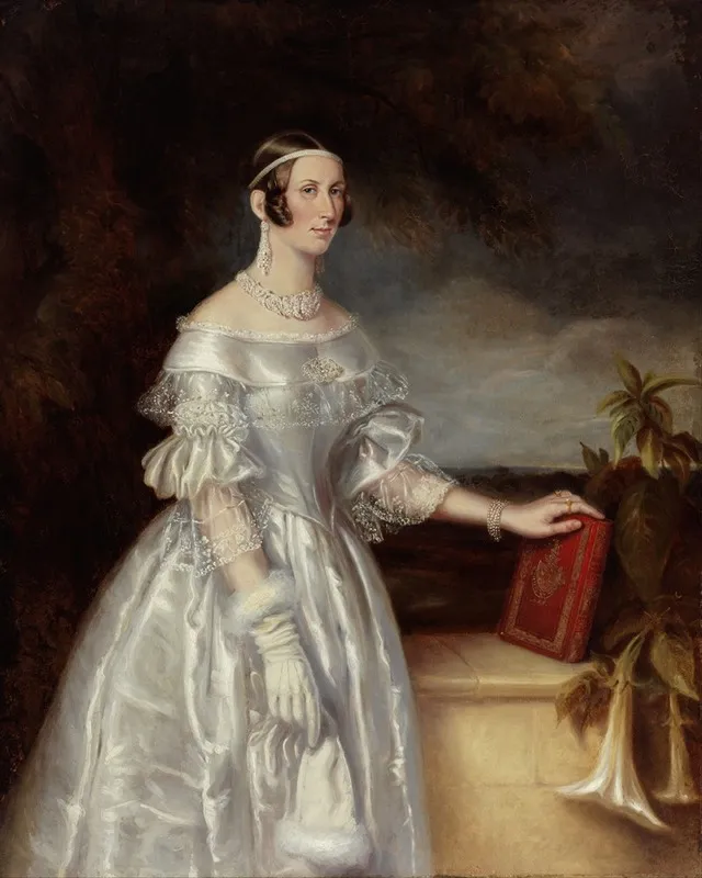 Portrait Of Mrs Alexander Spark Wall Art by Maurice Felton - High-Resolution Digital Print