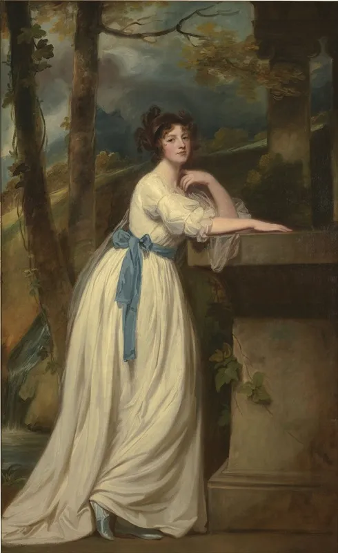 Portrait Of Mrs Andrew Reid Wall Art by George Romney - High-Resolution Digital Print