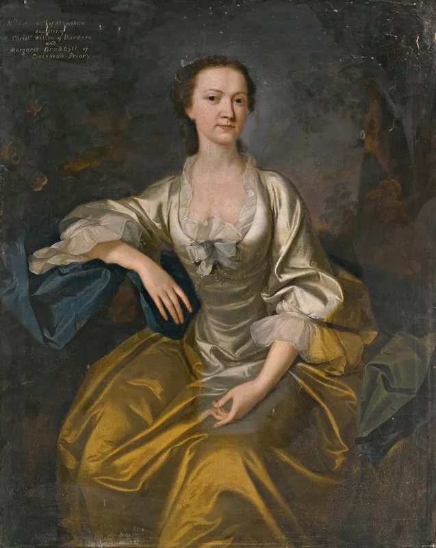 Portrait Of Mrs Baldwin Wall Art by Joseph Highmore - High-Resolution Digital Print