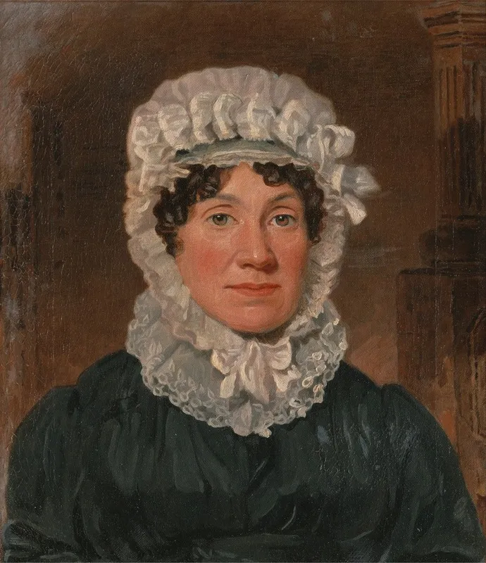 Portrait Of Mrs Ben Marshall Wall Art by Lambert Marshall - High-Resolution Digital Print