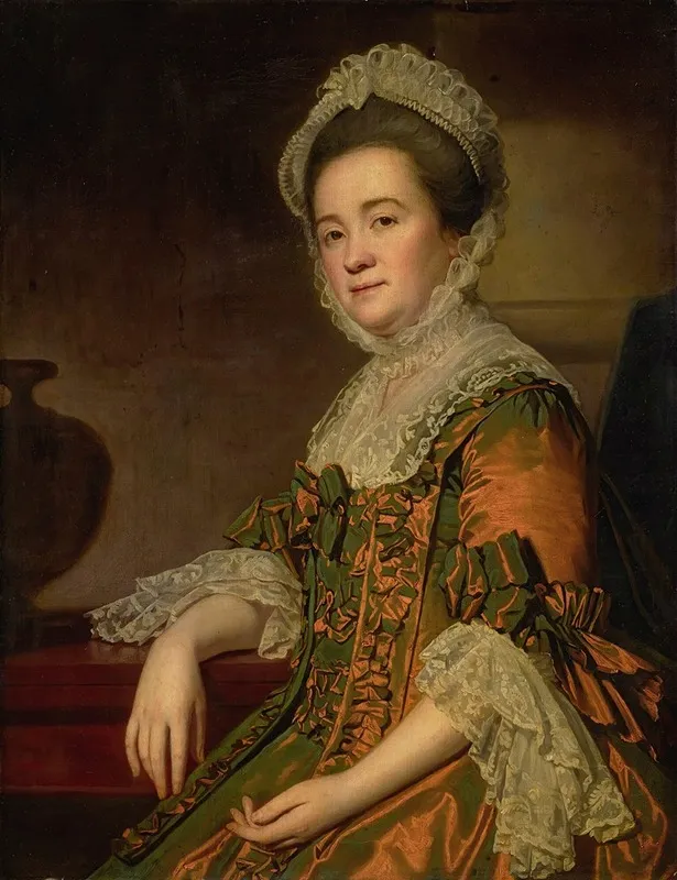 Portrait Of Mrs Dawes Wall Art by George Romney - High-Resolution Digital Print
