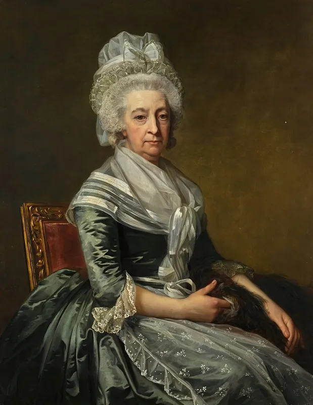 Portrait Of Mrs John Drummond Wall Art by Jean Laurent Mosnier - High-Resolution Digital Print
